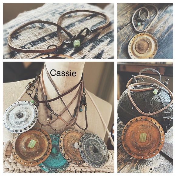 HP🌵Metal Patina Discs & Leather - Picture 7 of 8